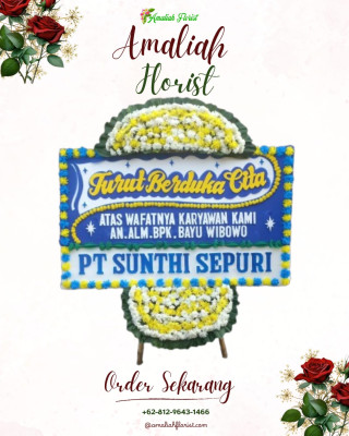 Papan Bunga Duka di Curup Selatan