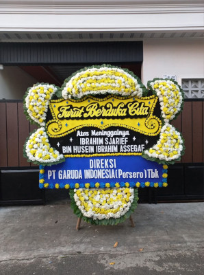 Papan Bunga Duka di Curup Selatan